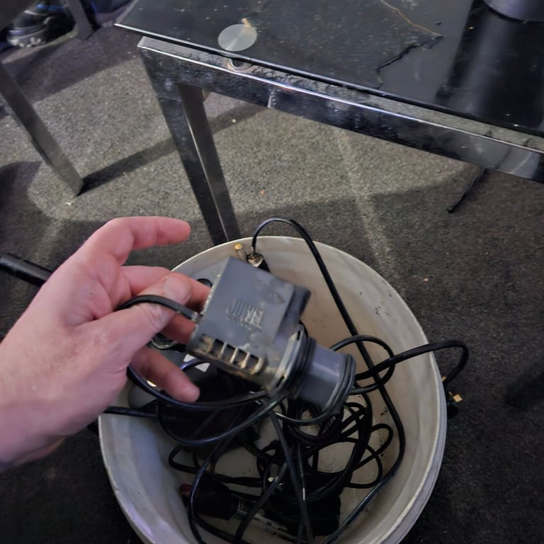 Fish tank pump and heaters