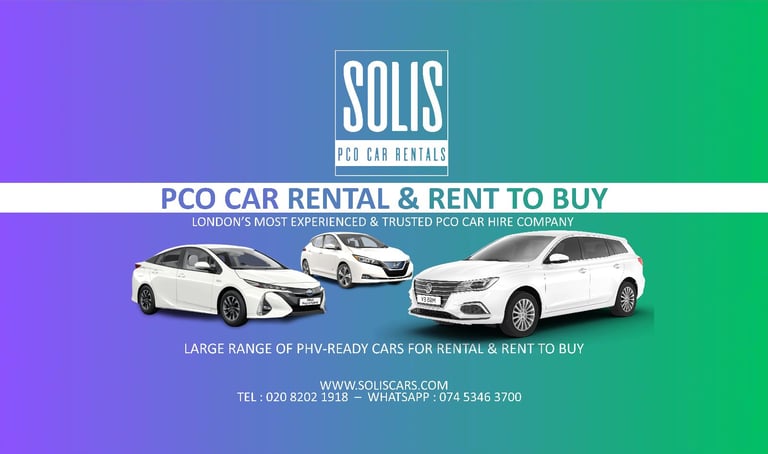 Cheap PCO Car Hire, Rent-to-Buy PCO Cars, Uber Ready PCO Rentals ...