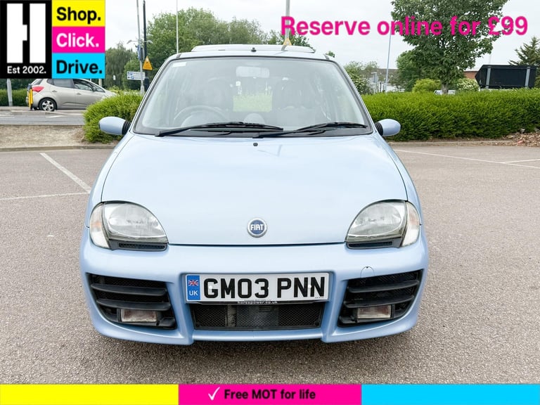 2003 Fiat Seicento 1.1 Sporting 3dr HATCHBACK Petrol Manual