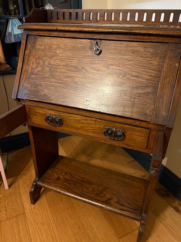 Antique wooden bureau/desk