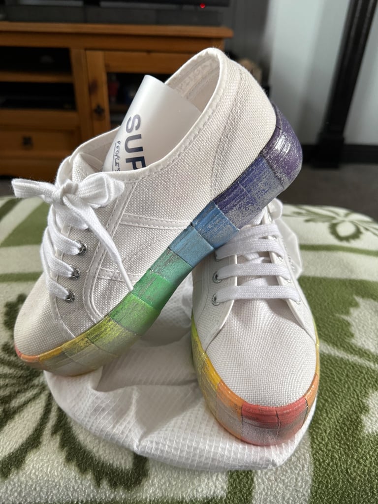 Superga platform trainer 