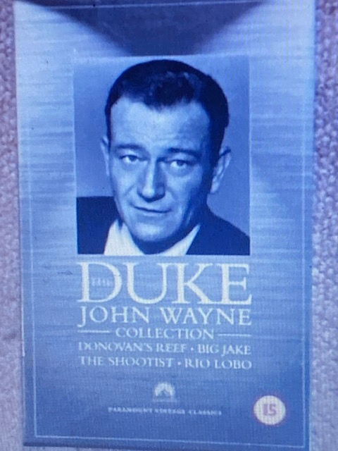 VHS Boxset: John Wayne 4 Tapes **AS NEW*