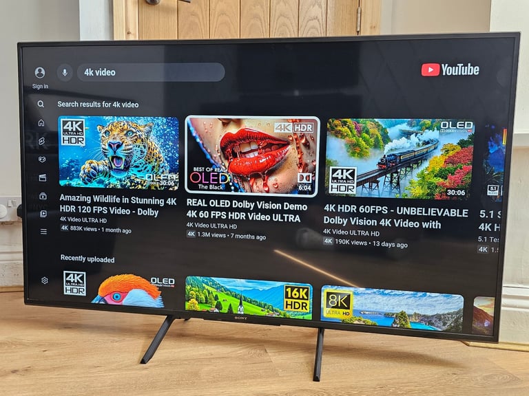 Sony 55 inch Google Android 4K Ultra HD HDR Smart LED TV Apps (4K120hz 2.1hdmi4k