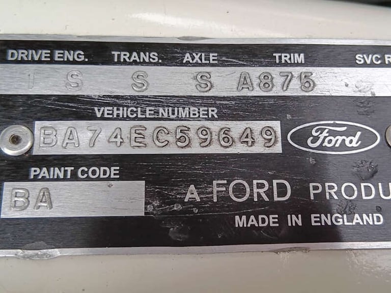 1965 Ford Cortina PETROL Manual