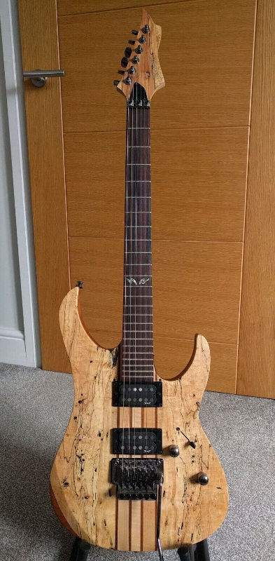 Spear Gladius Electric Guitar - Spalted Maple