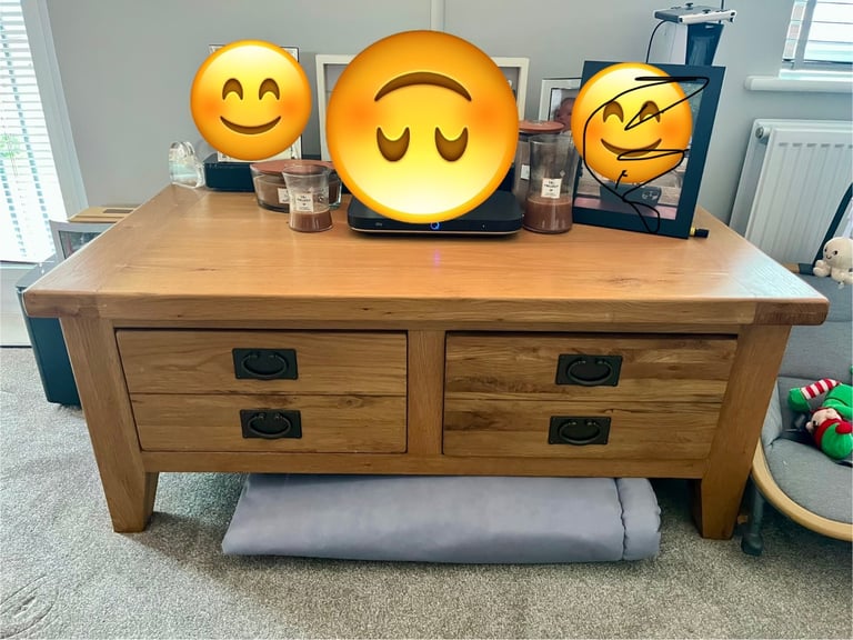 image for Coffee Table and side draw cabinet 