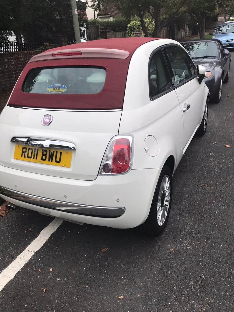 Fiat, 500, Convertible FSH star stop new mot , 2011, Manual, 1242 (cc), 3 doors