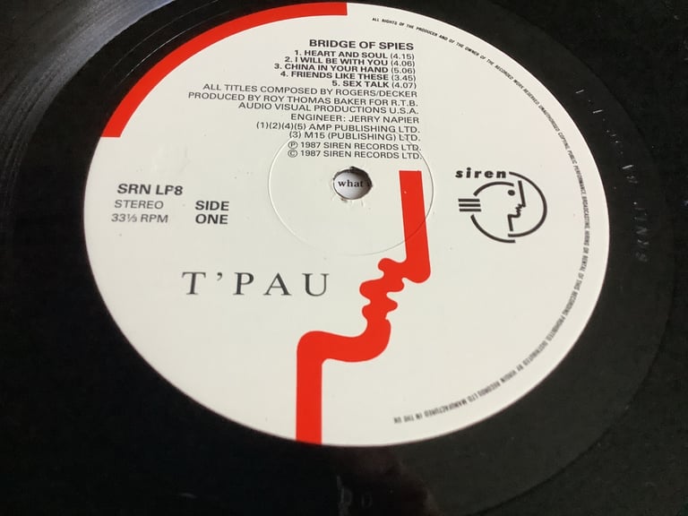 Vinyl T’Pau