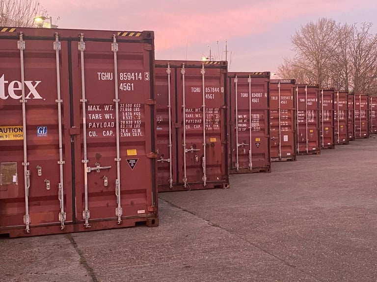 40 high cube container to rent