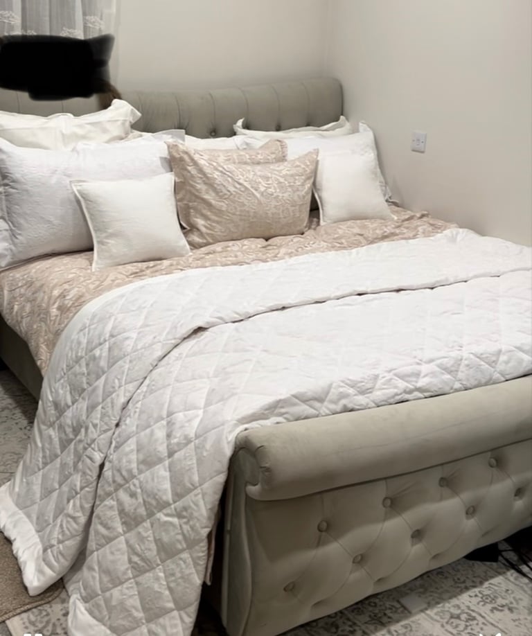 Super King Bed Frame and Luxury Mattress 
