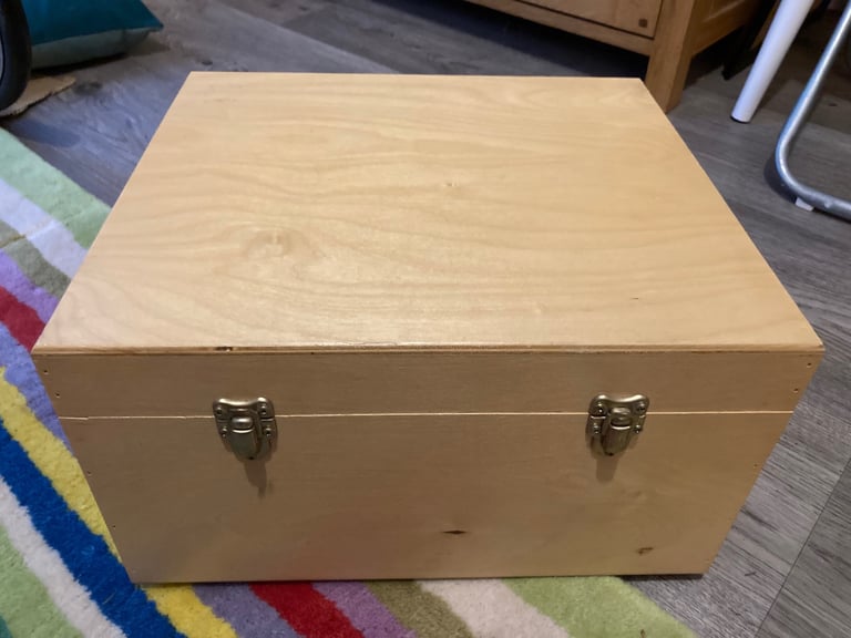 Wooden wine storage box.  Gift idea