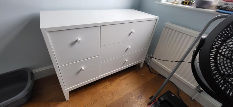 image for White Chest of Drawers for Nursery