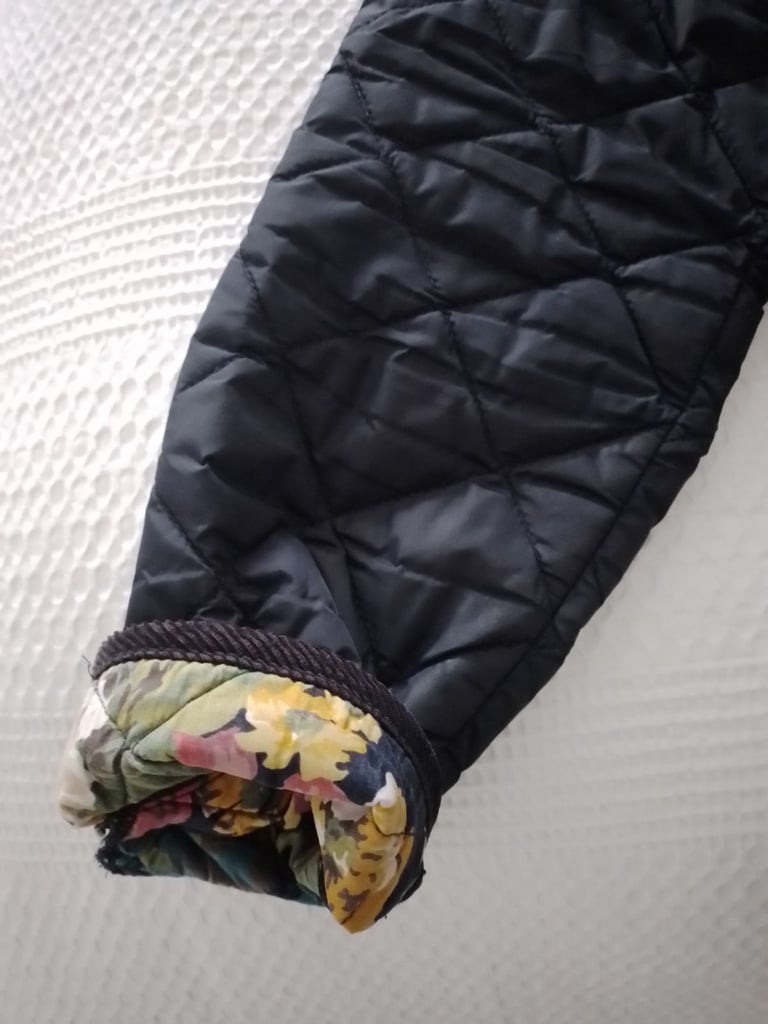 JOULES NAVY QUILTED SHORT JACKET