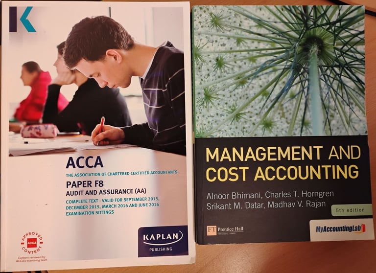 Accounting & Finance assorted Textbooks