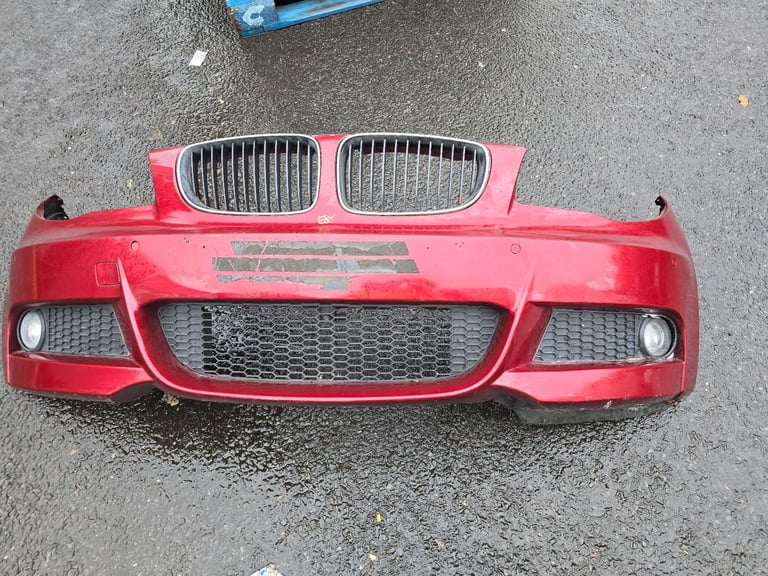image for Bmw 1 Series E88 E82 Lci Front M SPORT BUMPER Red BREAKING PARTS 