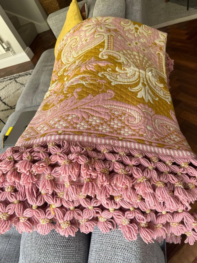 Vintage throw tassels bedspread 60’s