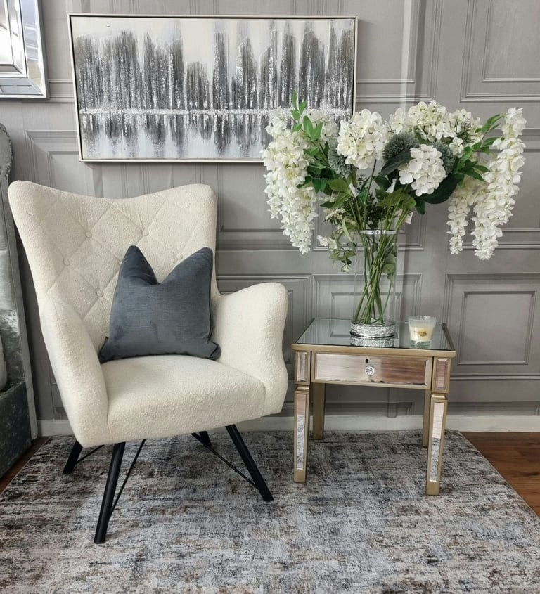 2 X Ex-Display Fabric Chairs For Sale