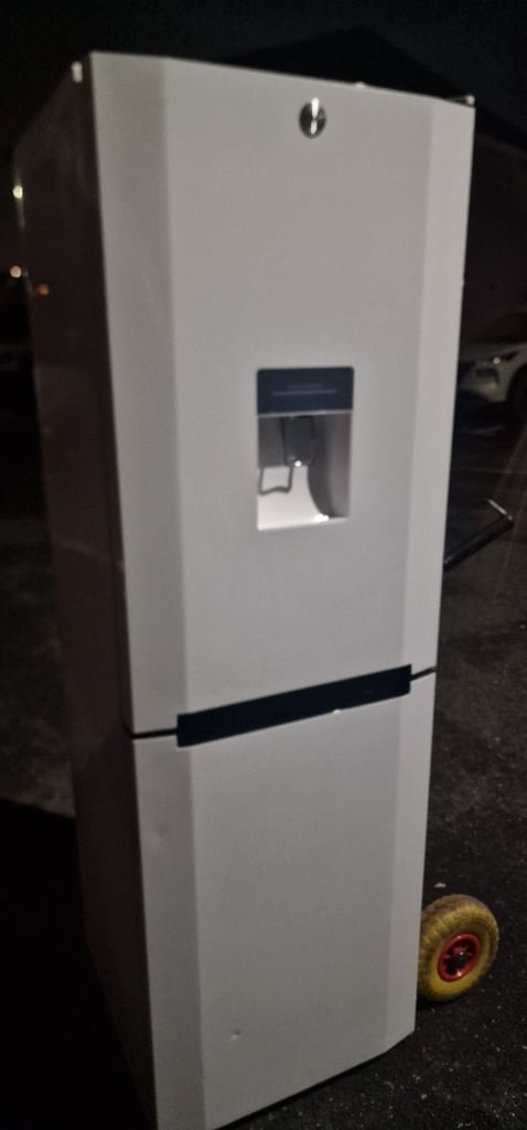 White fridge freezer _ free delivery