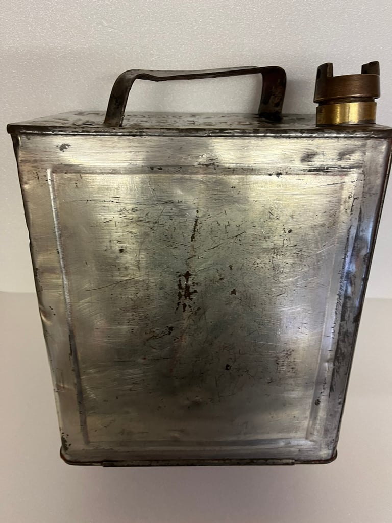 Vintage S & M 2 gallon petrol can
