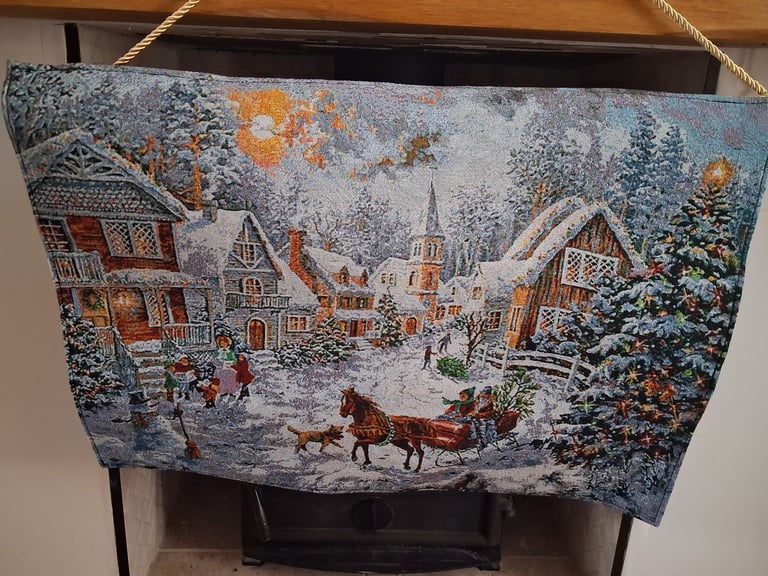 Christmas light up wall hanging 