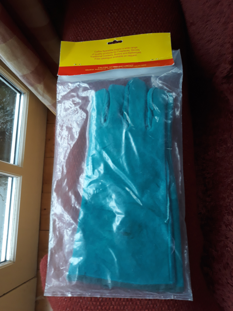 image for Stove wood log burner double insulated gloves