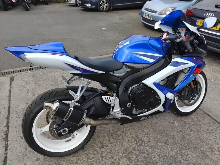 2007 07 SUZUKI GSXR 750 K7 GSXR750 CLEAN BLUE SPORT BIKE SUPER SPORT NEW MOT 