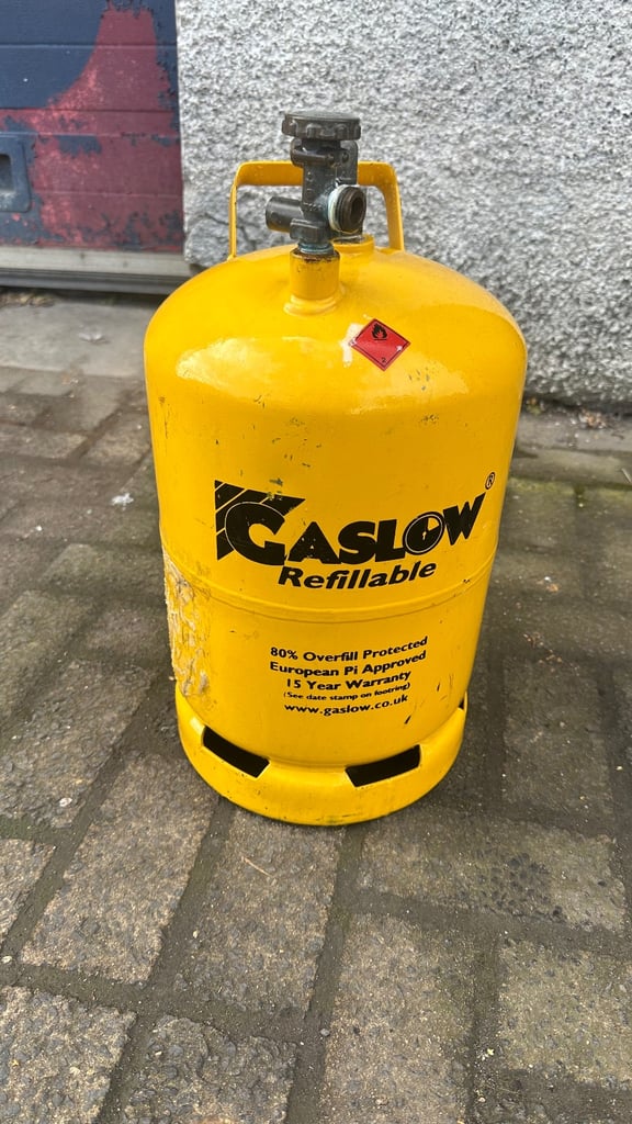 Gaslow Refillable LPG Gas Bottle 7kg 14 litre