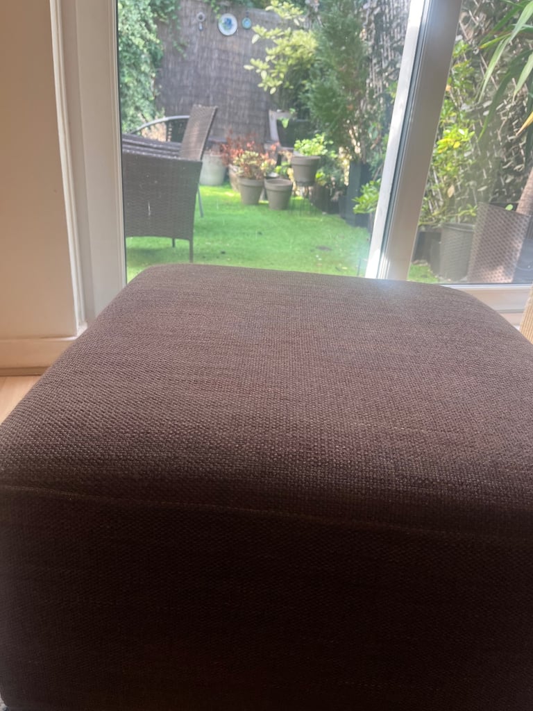 Brown Ottoman Footstool