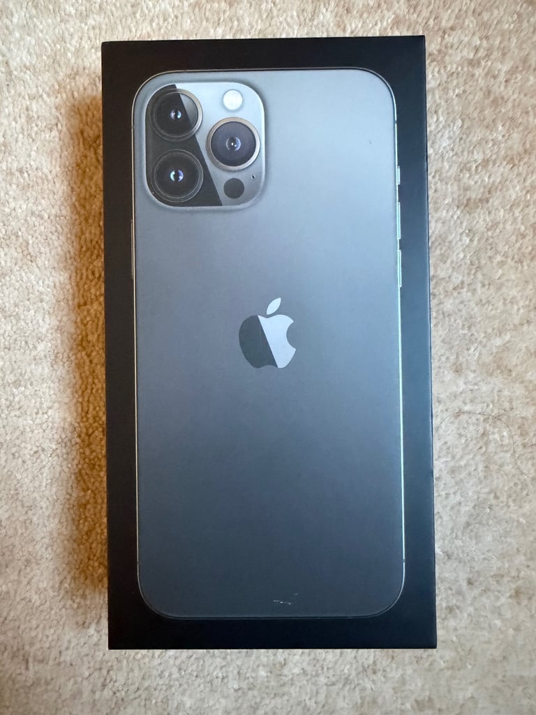 image for Genuine iPhone 13 Pro Max Graphite (128GB) EMPTY Box