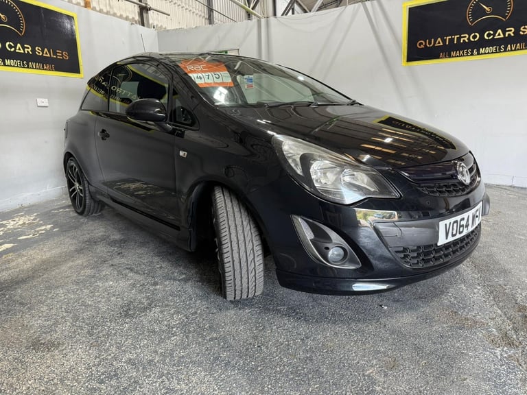 2014 Vauxhall Corsa 1.4T 16V Black Edition Hatchback 3dr Petrol Manual Euro 5 (s/s) (120 ps) Hatc...