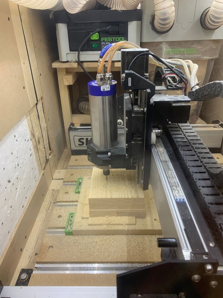 Shapeoko 4 CNC Milling Machine Full Setup - Water-cooled Spindle and Enclosure