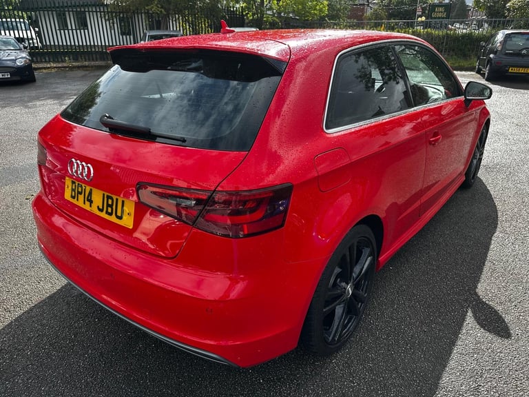 2014 Audi A3 1.4 TFSI S line Euro 6 (s/s) 3dr HATCHBACK Petrol Manual