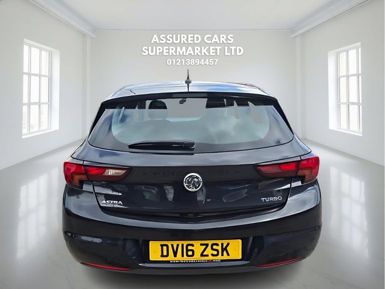 2016 16 VAUXHALL ASTRA 1.4I TURBO DESIGN HATCHBACK 5DR PETROL MANUAL EURO 6 (125