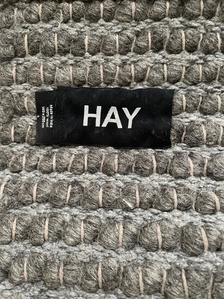 Dark Grey Rug 140cm x 200cm 