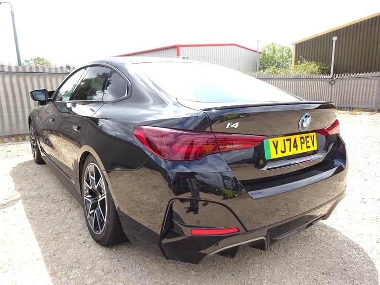 2025 74 REG BMW I4 EDRIVE40 M SPORT ELECTRIC AUTO DAMAGED REPAIRABLE SALVAGE