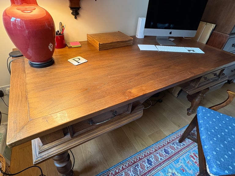 Wooden Desk with Chair