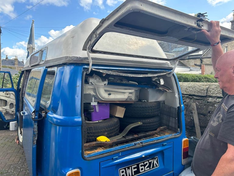 1972 VW T2 Camper Project - New Engine, Originals, £5,500
