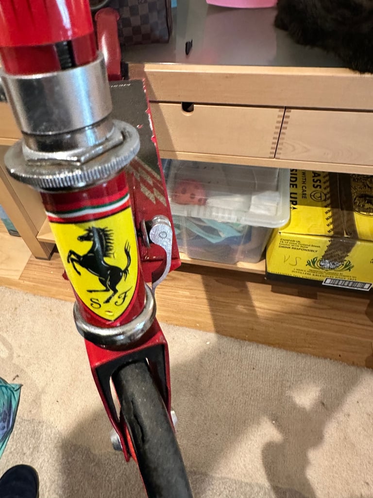 image for Ferrari Kids Scooter - Red