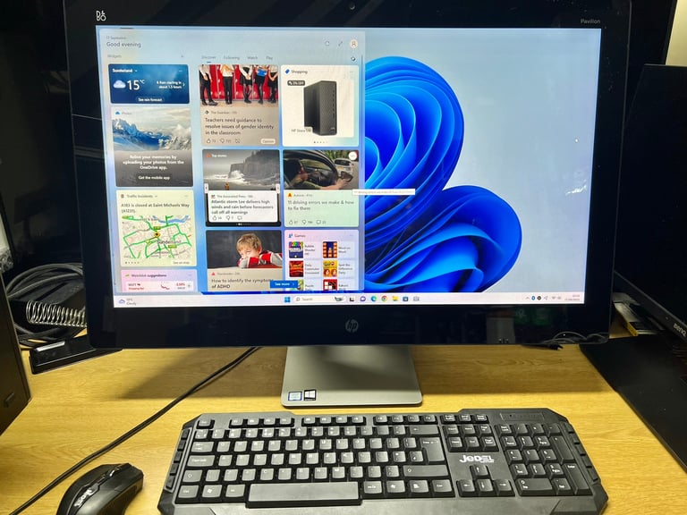 Ultra Fast i5 8GB HP Pavilion All in One Pc 512GB SSD,Window11,office