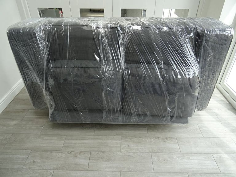 RRP:£1058 2x IKEA KIVIK TWO SEAT SKIFEBO DARK GREY MATCHING SOFA SUITE LONDON DELIVERY (DFS)