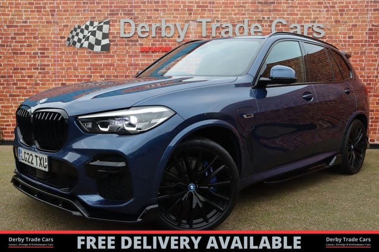 2022 22 BMW X5 3.0 45E 24KWH M SPORT SUV 5DR PETROL PLUG-IN HYBRID AUTO XDRIVE E