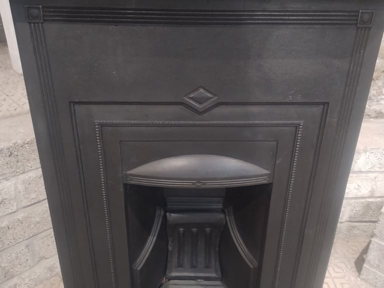 Cast iron antique fireplace