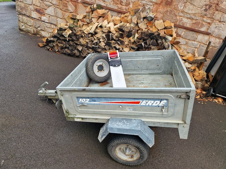 Erde 102 tipper trailer