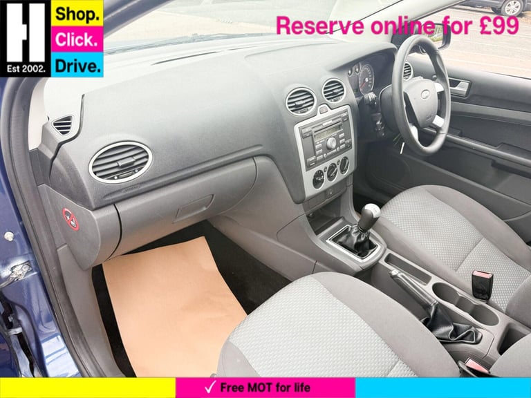 2007 Ford Focus 1.6 LX 5dr HATCHBACK PETROL Manual