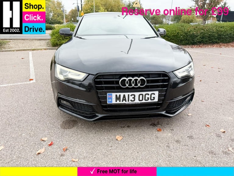 2013 Audi A5 2.0 TDI Black Edition Coupe 2dr Diesel Manual Euro 5 (s/s) (177 ps) COUPE Diesel Manual