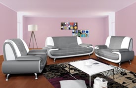 Beautiful~~ Carol Leather Sofa 3 Seater And 2 Seater Sofa Set In Multi Colours