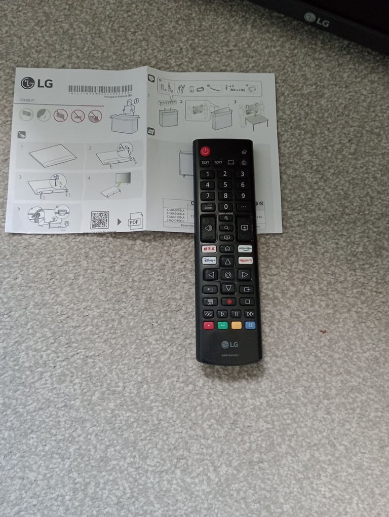 32" LG television for sale