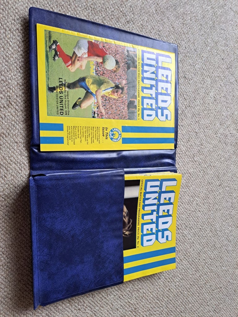 11 Full Season Sets of Leeds United Home Programmes