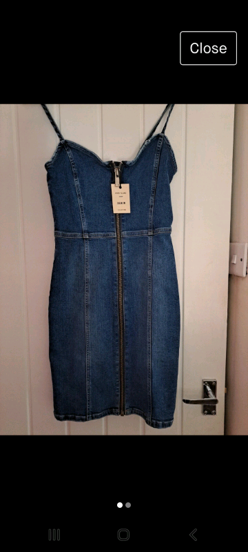 image for NWT River Island, Size 8, Denim dress