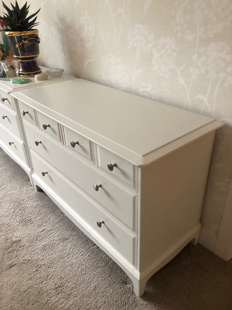 Stag Minstrel upcycled wooden painted Chest of Drawers